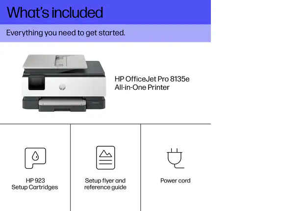 HP OfficeJet Pro 8135e All-in-One Printer view 5